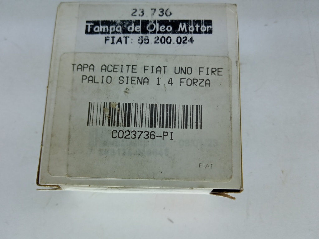 TAPA ACEITE FIAT UNO FIRE PALIO SIENA 1.4 FORZA - Vista 4