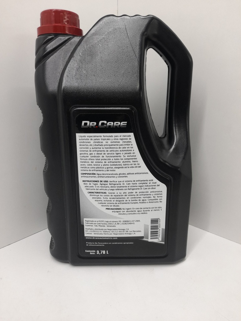REFRIGERANTE ROJO 3.78L - Vista 1
