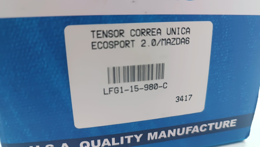 TENSOR CORREA UNICA ECOSPORT 2.0 MAZDA 3 6 FOCUS 2.0 DURATEC ( INFERIOR) - Vista 7