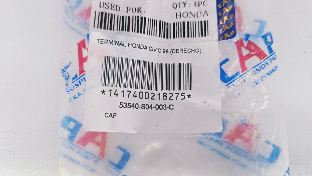 TERMINAL HONDA CIVIC 98 (DERECHO) - Vista 4