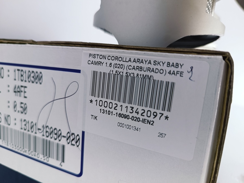 PISTON COROLLA ARAYA SKY BABY CAMRY 1.6 (020) (CARBURADO) 4AFE (1.5X1.5X3 81MM) - Vista 3