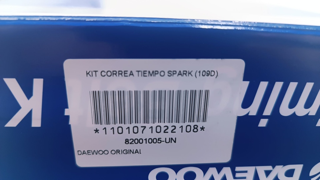 KIT CORREA TIEMPO SPARK (109D) - Vista 6