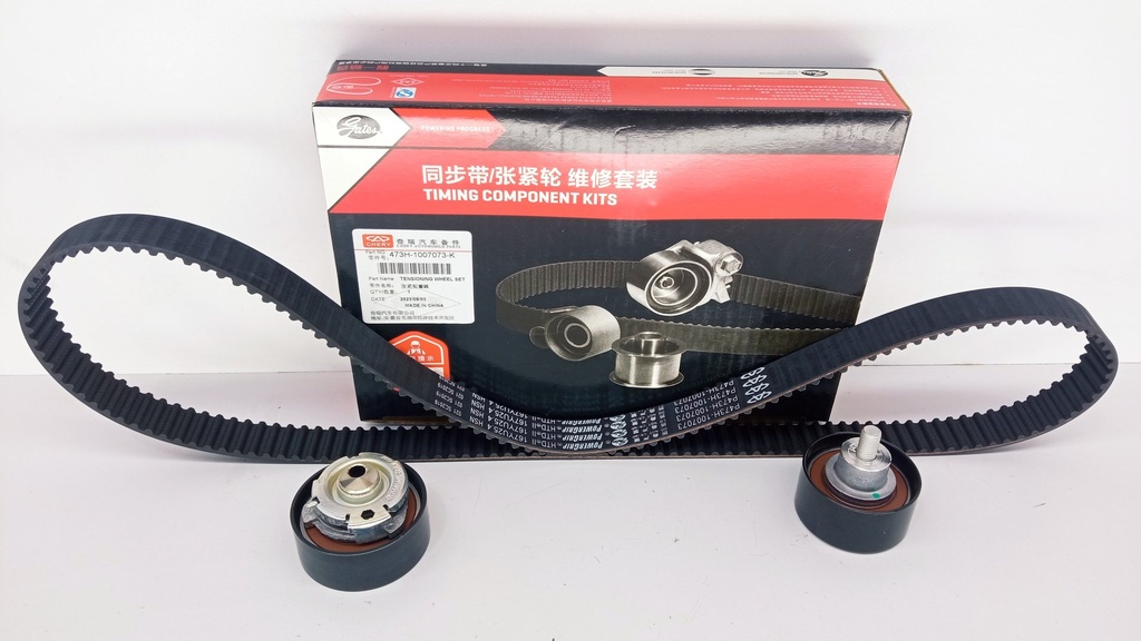 KIT CORREA TIEMPO ARAUCA X1 QQ6 1.3 16V 11-17 (167D) - Vista 1