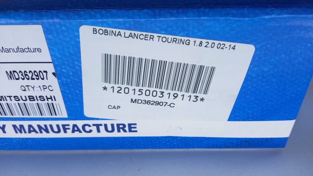 BOBINA LANCER TOURING 1.8 2.0 02-14 - Vista 5
