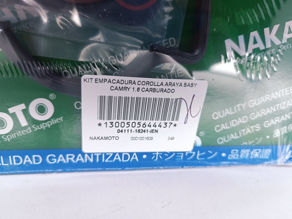 KIT EMPACADURA COROLLA ARAYA BABY CAMRY 1.6 CARBURADO - Vista 3