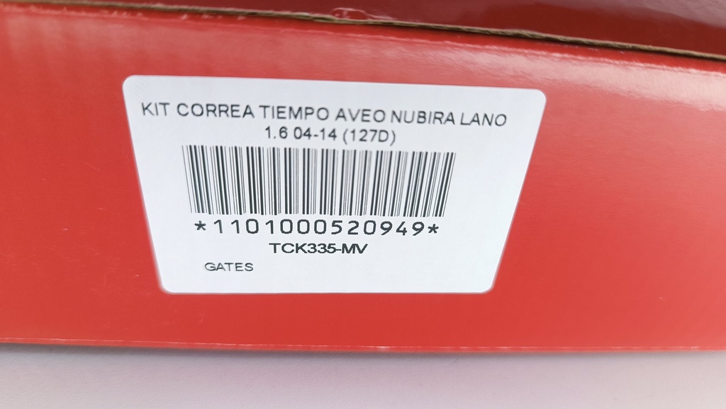 KIT CORREA TIEMPO AVEO NUBIRA LANO 1.6 04-14 (127D) - Vista 6