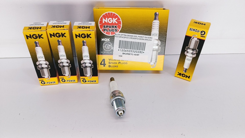 BUJIA OPTRA DESIGN GOL PARATI SAVEIRO FOX SPACEFOX CROSSFOX BORA ARAUCA TIGGO ORINOCO X1 3 ELECTRODOS - Vista 1