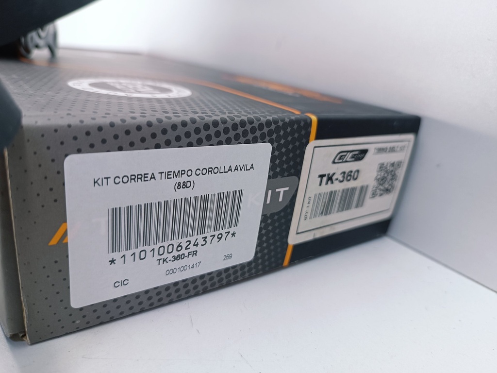 KIT CORREA TIEMPO COROLLA AVILA (88D) - Vista 4