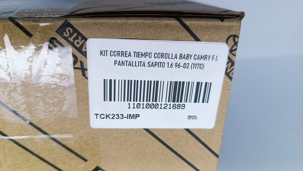 KIT CORREA TIEMPO COROLLA BABY CAMRY F.I. PANTALLITA SAPITO 1.6 96-02 (117D) - Vista 5