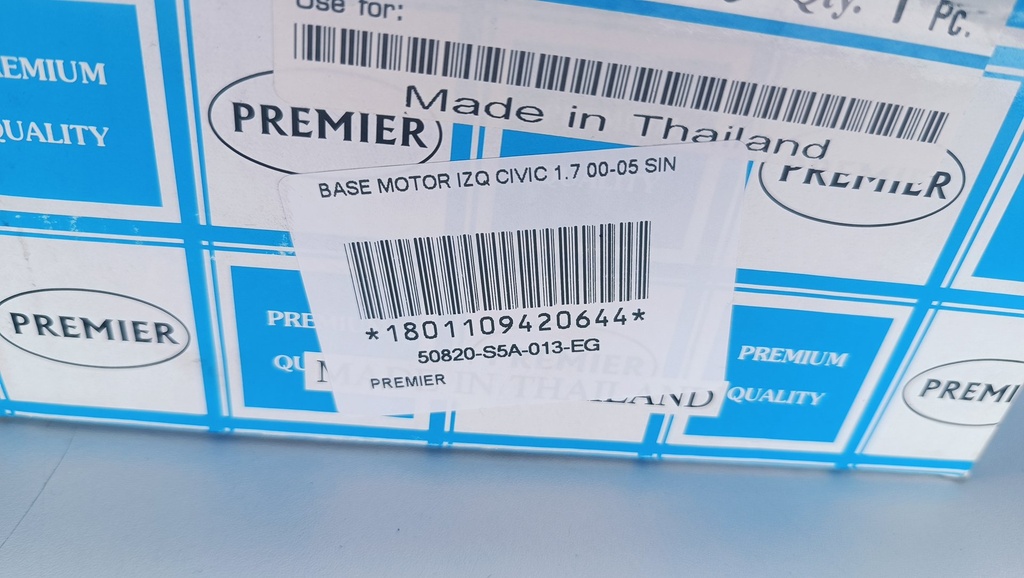 BASE MOTOR IZQ CIVIC 1.7 00-05 SINC - Vista 5