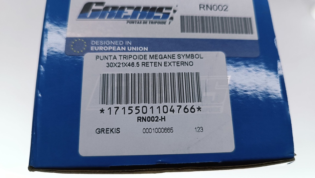 PUNTA TRIPOIDE R/EXT C/ABS 30X21X52 SYMBOL MEGANE TWINGO 1.6 16V - Vista 10