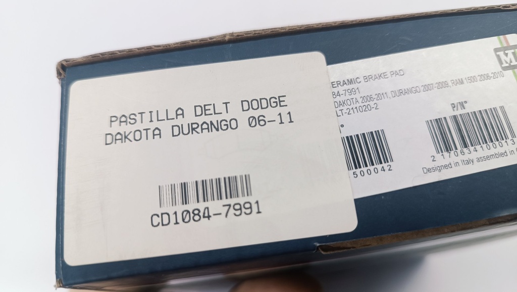 PASTILLA DELT DODGE DAKOTA DURANGO 06-11 - Vista 6