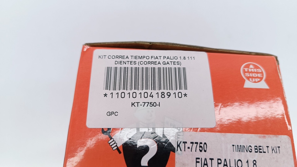 KIT CORREA TIEMPO FIAT PALIO 1.8 111 DIENTES (CORREA GATES) - Vista 5