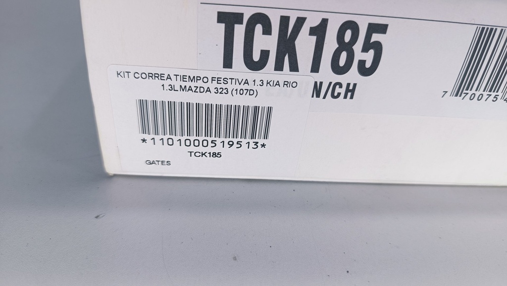 KIT CORREA TIEMPO FESTIVA 1.3 KIA RIO 1.3L MAZDA 323 (107D) CARBURADO - Vista 6