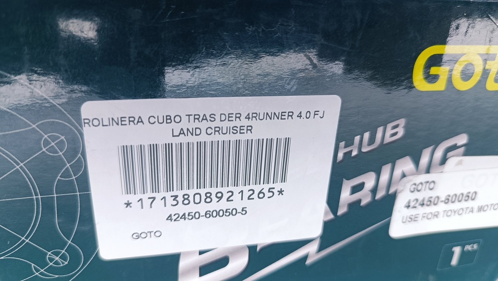 ROLINERA CUBO TRAS DER 4RUNNER 4.0 FJ LAND CRUISER - Vista 5