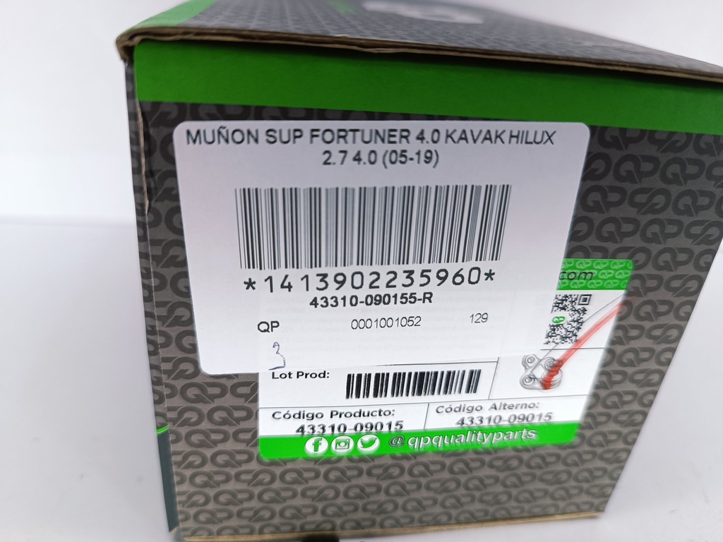 MUÑON SUP FORTUNER 4.0 KAVAK HILUX 2.7 4.0 (05-19) - Vista 4
