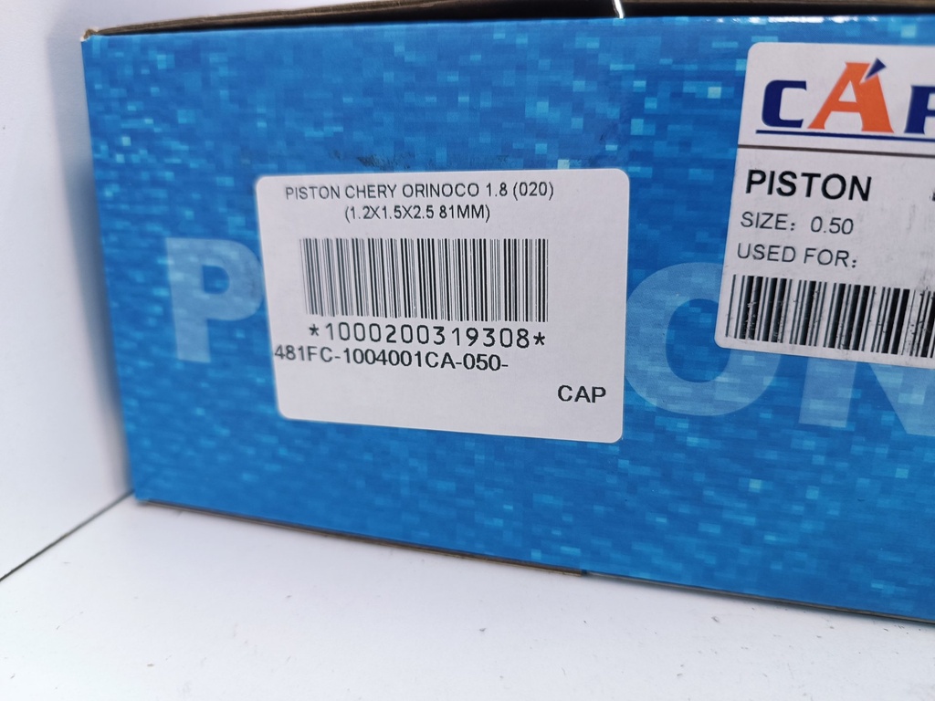 PISTON CHERY ORINOCO 1.8 (020) (1.2X1.5X2.5 81MM) - Vista 3
