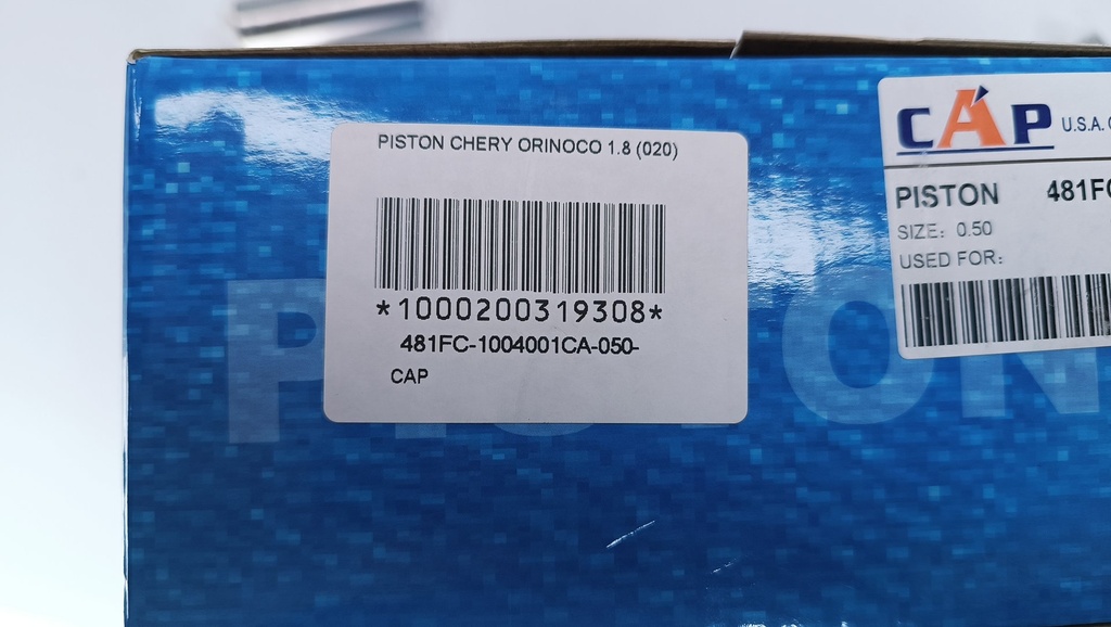PISTON CHERY ORINOCO 1.8 (020) (1.2X1.5X2.5 81MM) - Vista 9