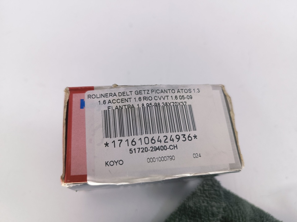 ROLINERA DELT GETZ PICANTO ATOS 1.3 1.6 ACCENT 1.6 RIO CVVT 1.6 05-09 ELANTRA 1.8 95-98 38X70X37 - Vista 3