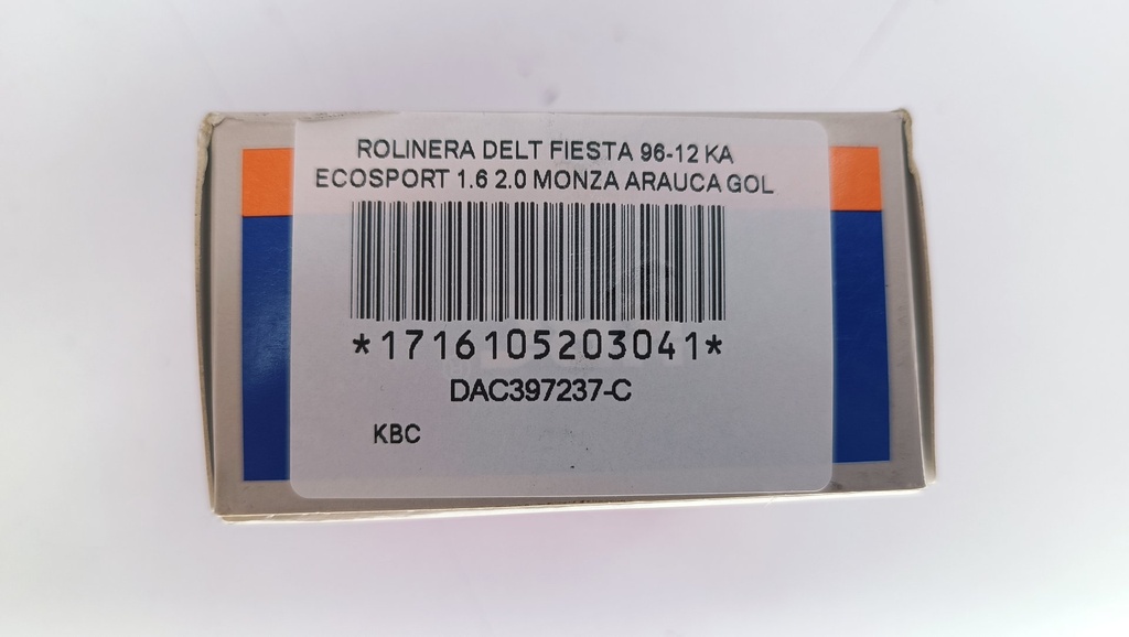 ROLINERA DELT FIESTA 96-12 KA ECOSPORT 1.6 2.0 MONZA ARAUCA GOL FOX CROSSFOX SPACEFOX 39X72X37 - Vista 5