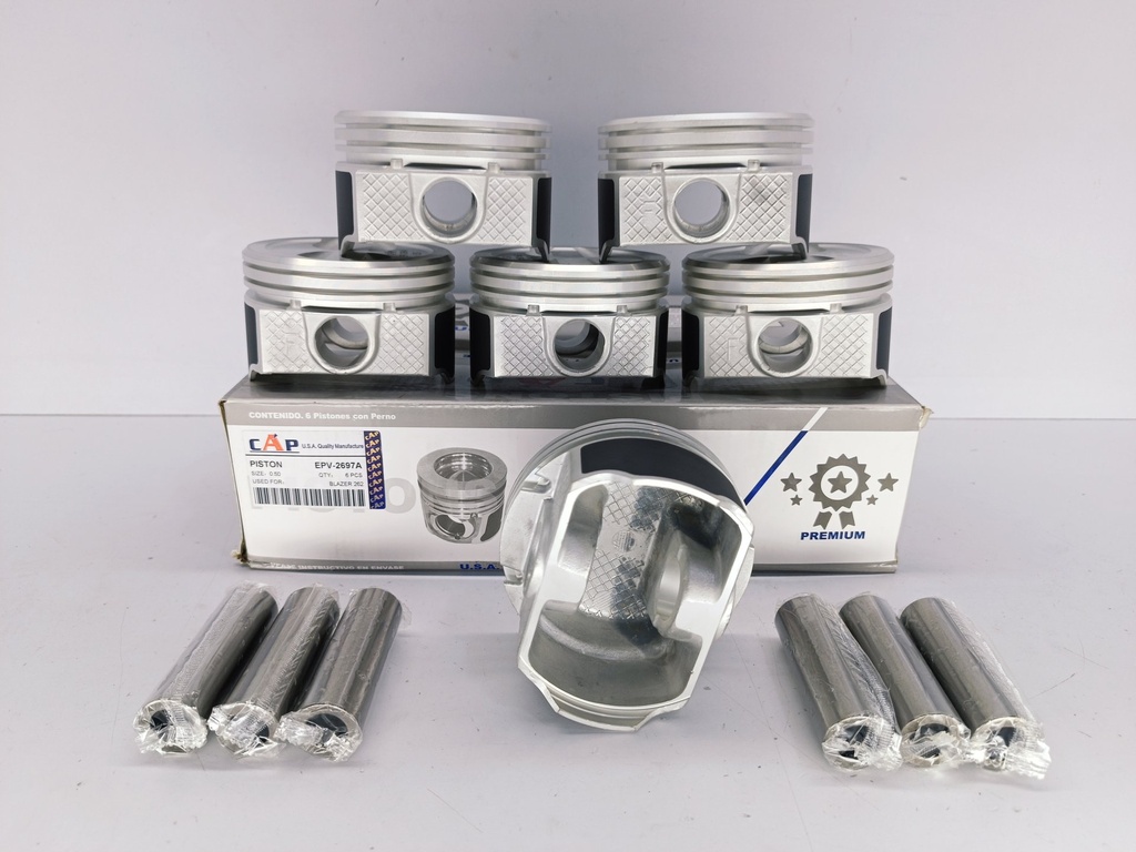 PISTON BLAZER TBI 262 4.3 V6 (020) (2X2X4.75 101.60MM) - Vista 3