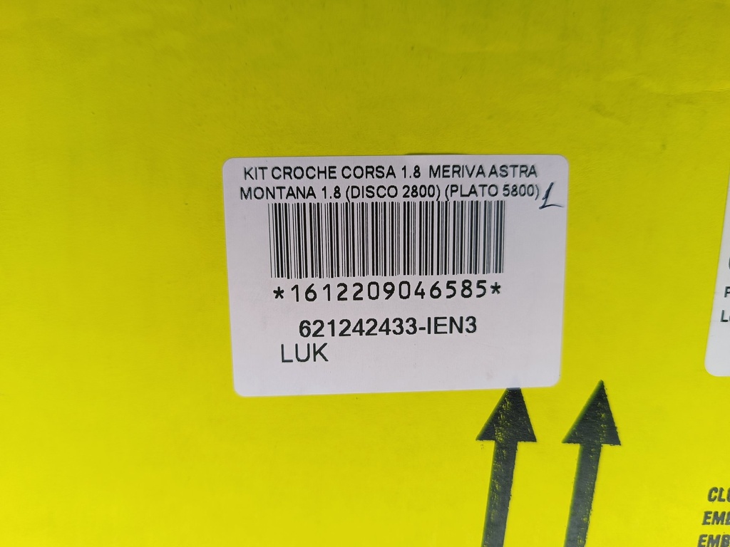 KIT CROCHE CORSA 1.8 MERIVA ASTRA MONTANA 1.8 (DISCO 2800) (PLATO 5800) CON COLLARIN - Vista 7