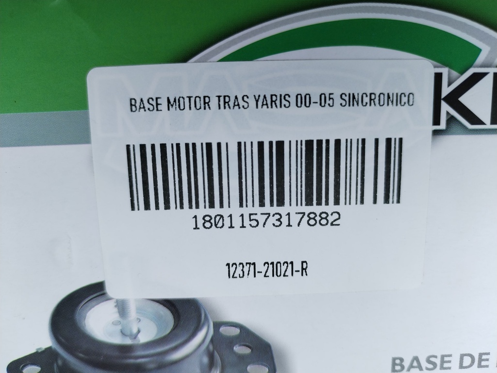 BASE MOTOR TRAS YARIS 00-05 SINCRONICO - Vista 8
