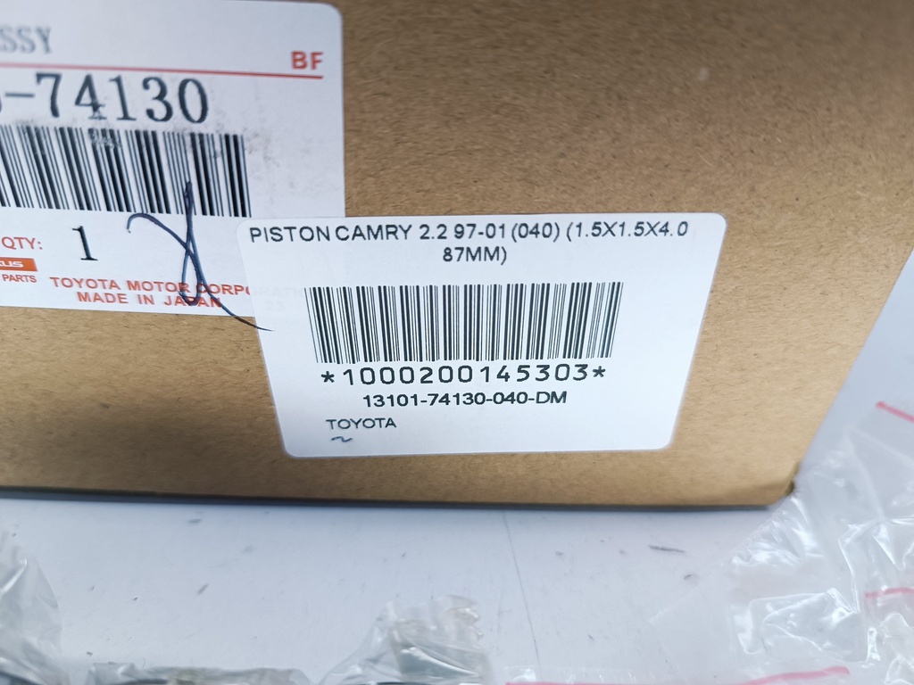 PISTON CAMRY 2.2 97-01 (020) (1.5X1.5X4.0 87MM) - Vista 3