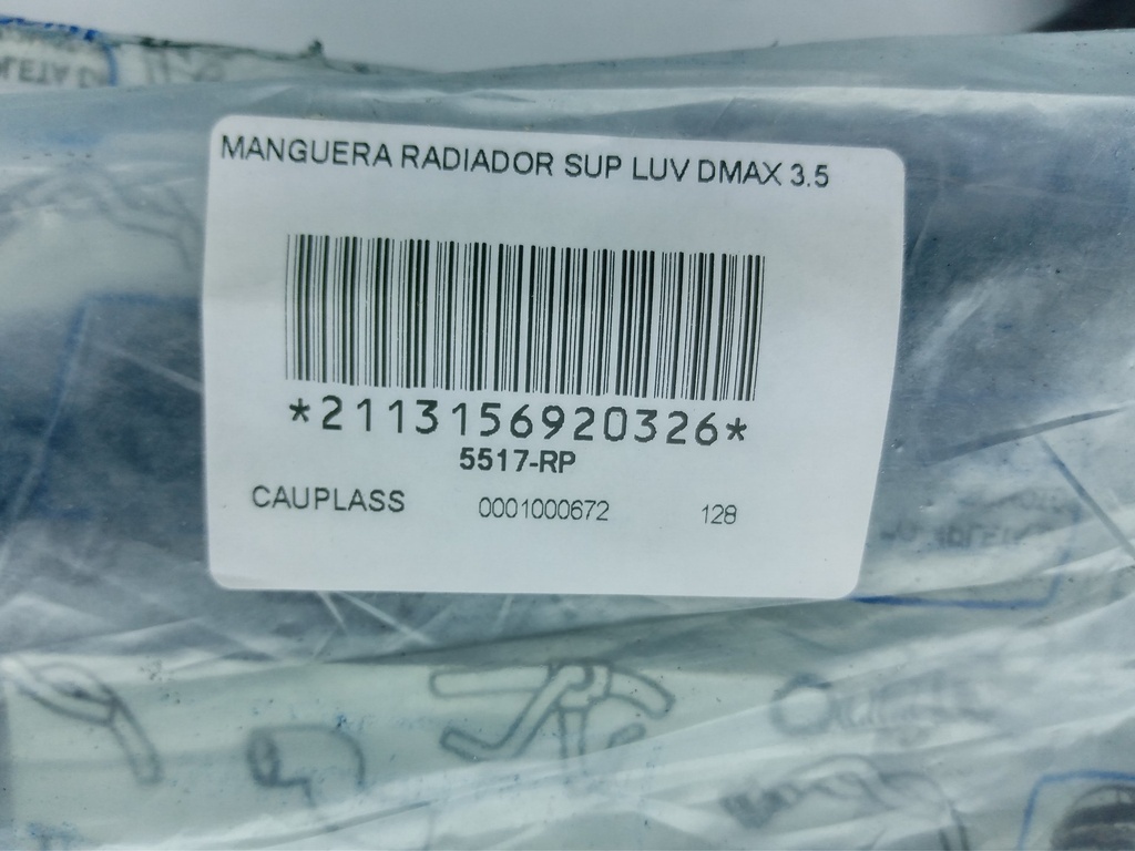 MANGUERA RADIADOR SUP LUV DMAX 3.5 - Vista 4