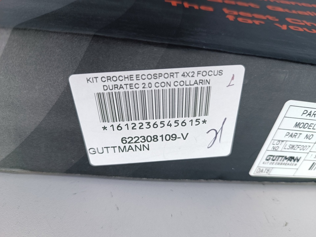 KIT CROCHE S/C FORD ECOSPORT FOCUS 220MMX 17 ESTRIAS - Vista 7