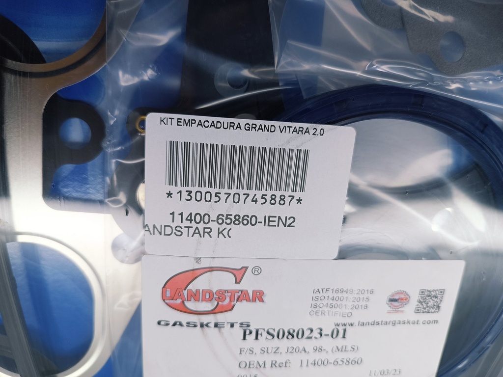 KIT EMPACADURA GRAND VITARA 2.0 (METAL) - Vista 2