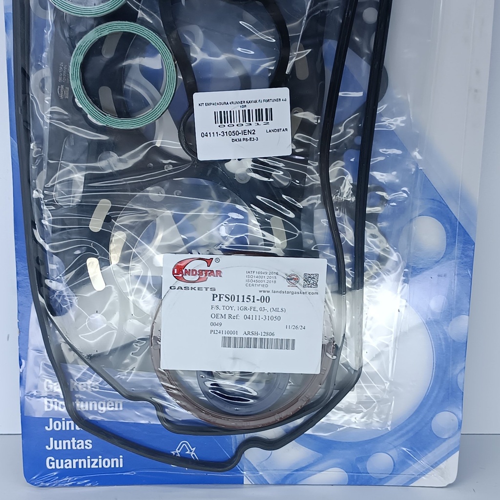 KIT EMPACADURA HONDA CIVIC 1.6 ( 1 LEVA ) - Vista 5