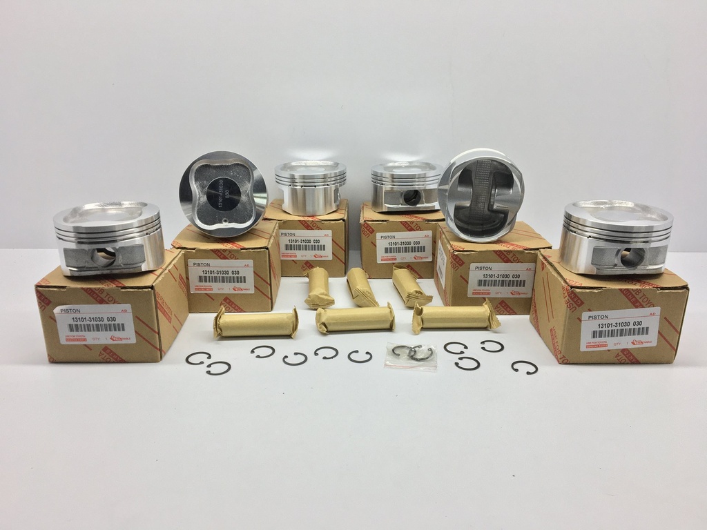 PISTON 4RUNNER HILUX KAVAK TACOMA FORTUNER FJ CRUISER 1GRFE (030) (1.2X1.2X2 94MM) - Vista 10