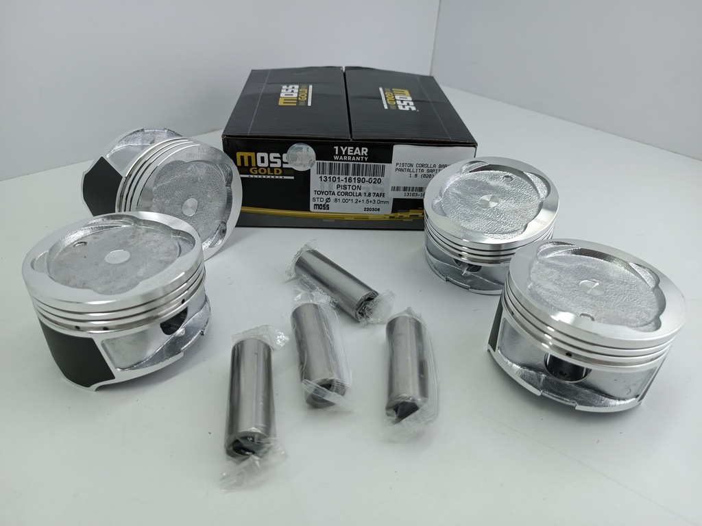 PISTON COROLLA BABY CAMRY PANTALLITA SAPITO F.I.1.6 1.8 (030) 95-02 (1.2X1.5X3 81MM) - Vista 1