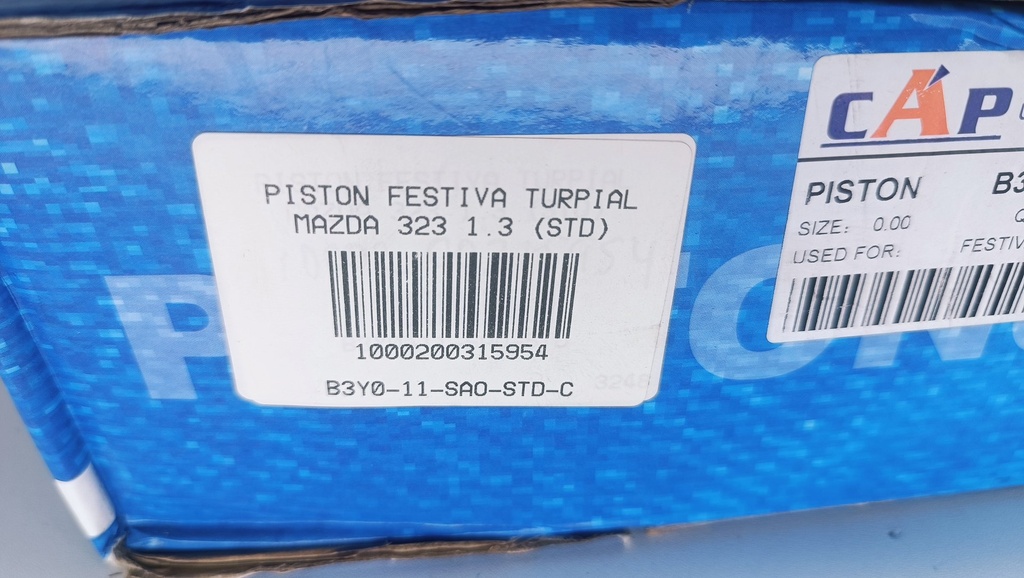 PISTON FESTIVA TURPIAL MAZDA 323 1.3 (STD) (1.2X1.5X3 71MM) - Vista 5