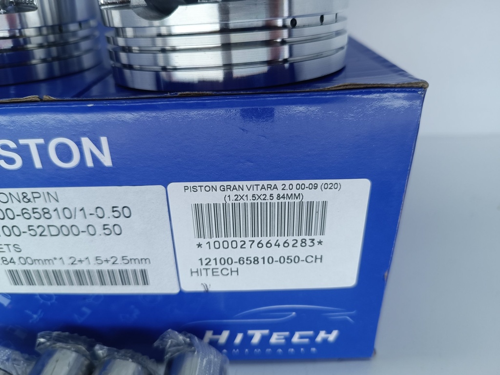 PISTON GRAN VITARA 2.0 00-09 (020) (1.2X1.5X2.5 84MM) - Vista 4