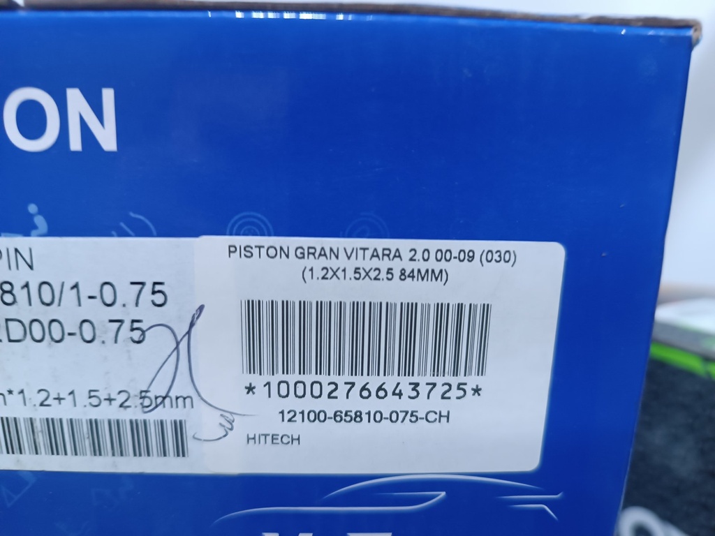 PISTON GRAN VITARA 2.0 00-09 (020) (1.2X1.5X2.5 84MM) - Vista 6