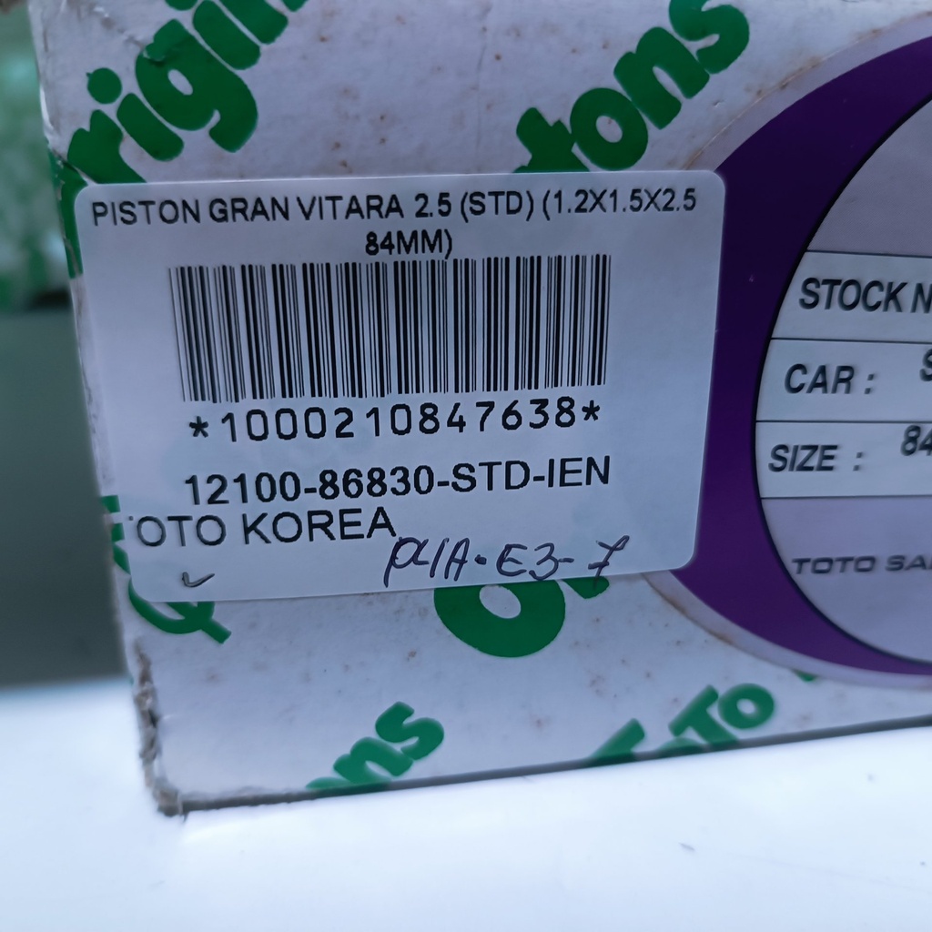 PISTON GRAN VITARA 2.5 (STD) (1.2X1.5X2.5 84MM) - Vista 9