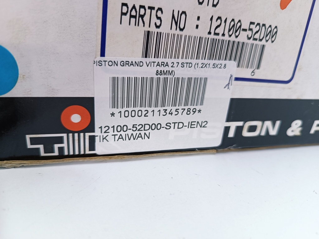 PISTON GRAND VITARA 2.7 STD (1.2X1.5X2.8 88MM) - Vista 2