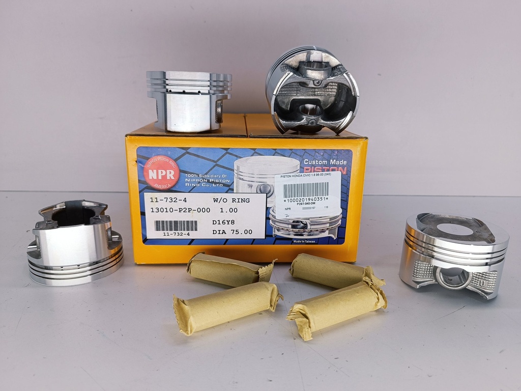 PISTON HONDA CIVIC 1.6 96-00 (STD) (1X1.2X2.8 75MM) - Vista 1