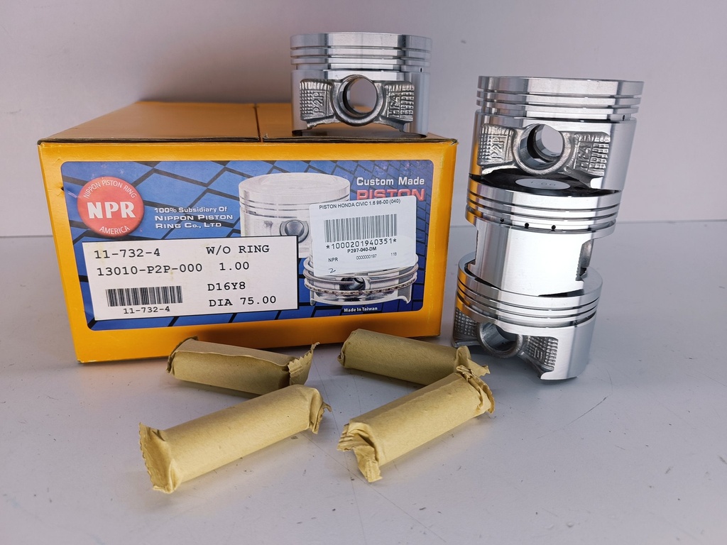 PISTON HONDA CIVIC 1.6 96-00 (STD) (1X1.2X2.8 75MM) - Vista 3