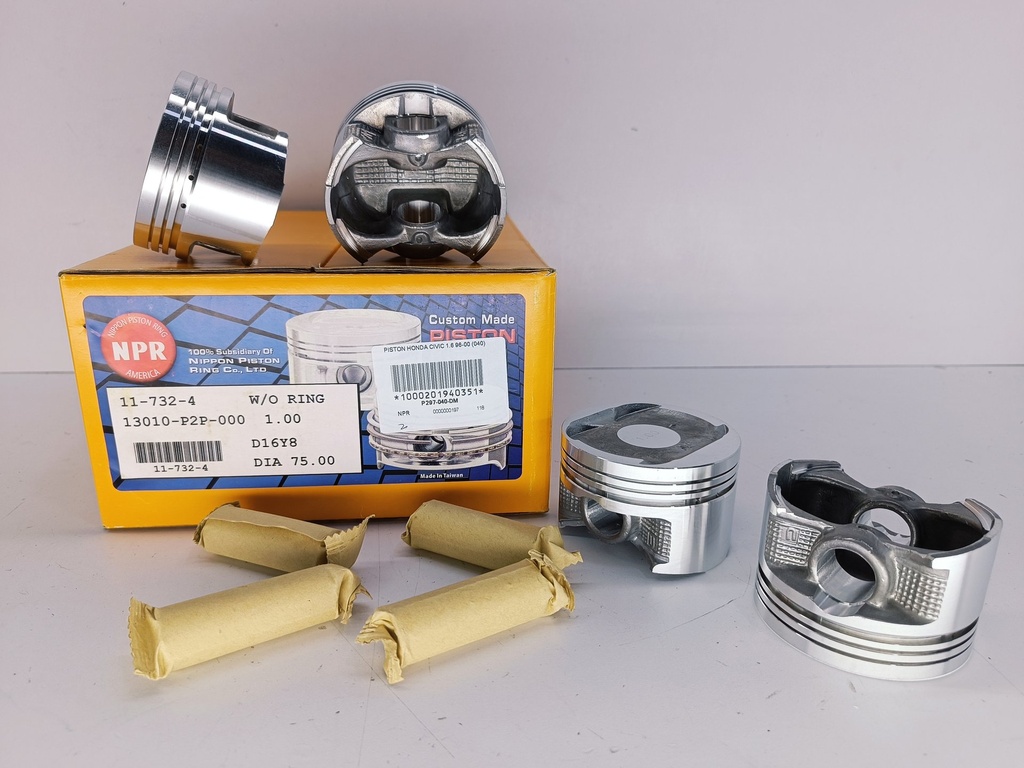 PISTON HONDA CIVIC 1.6 96-00 (STD) (1X1.2X2.8 75MM) - Vista 4