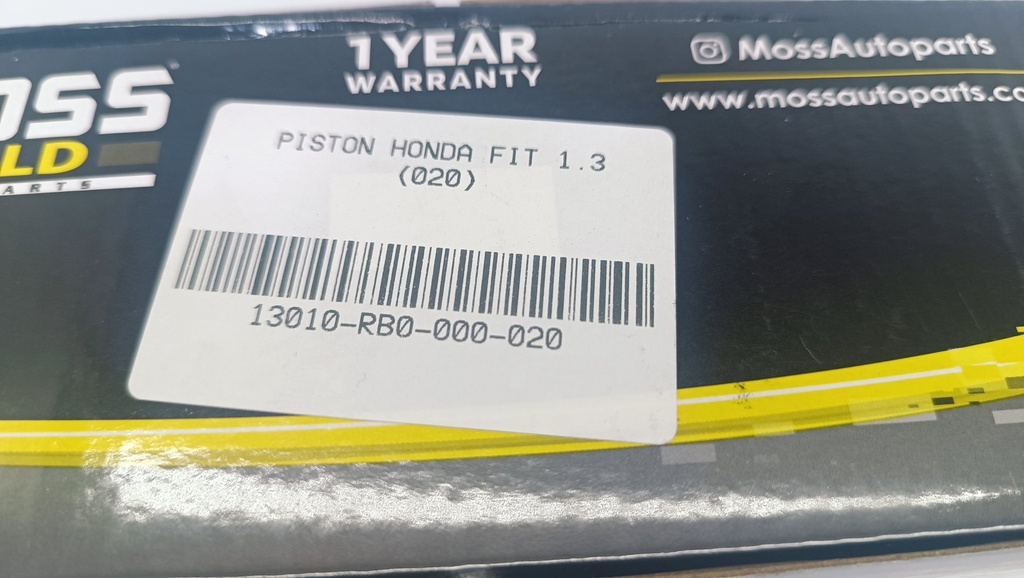 PISTON HONDA FIT 1.3 (020) (1X1.2X2 73MM) - Vista 9