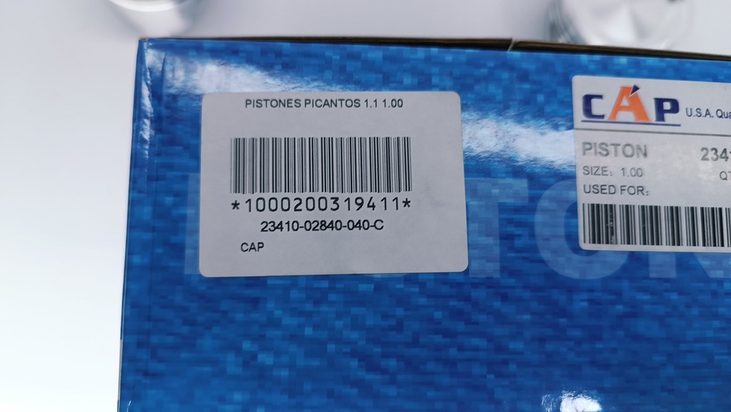 PISTON KIA PICANTO ATOS 1.1 040 (1.2X1.2X2 67MM) - Vista 5