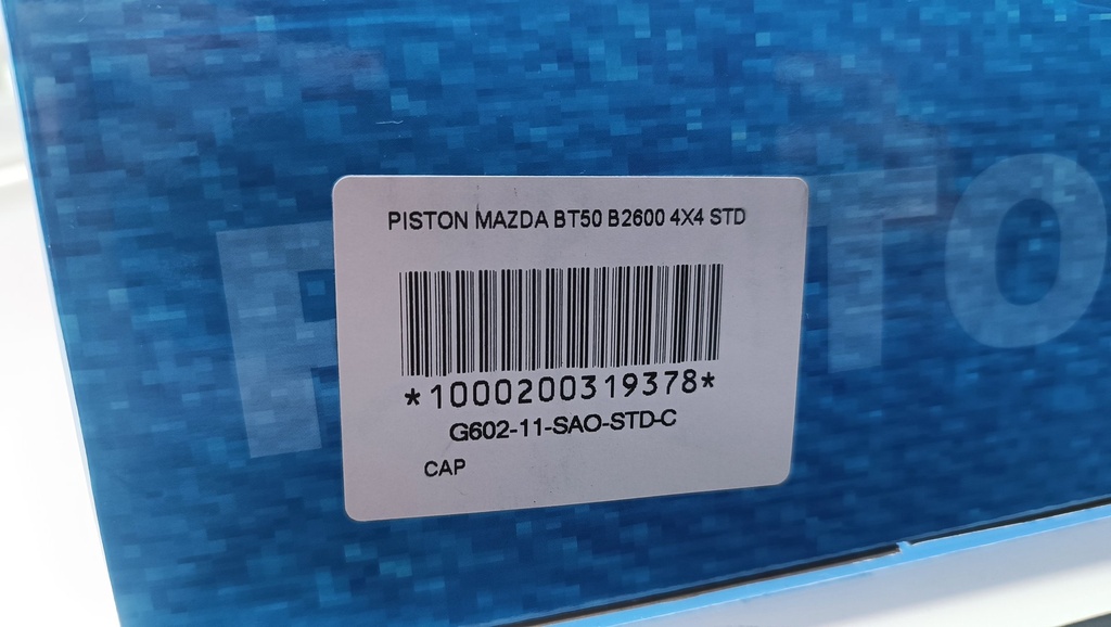 PISTON MAZDA BT50 B2600 4X4 STD (1.5X1.5X4 92MM) - Vista 4