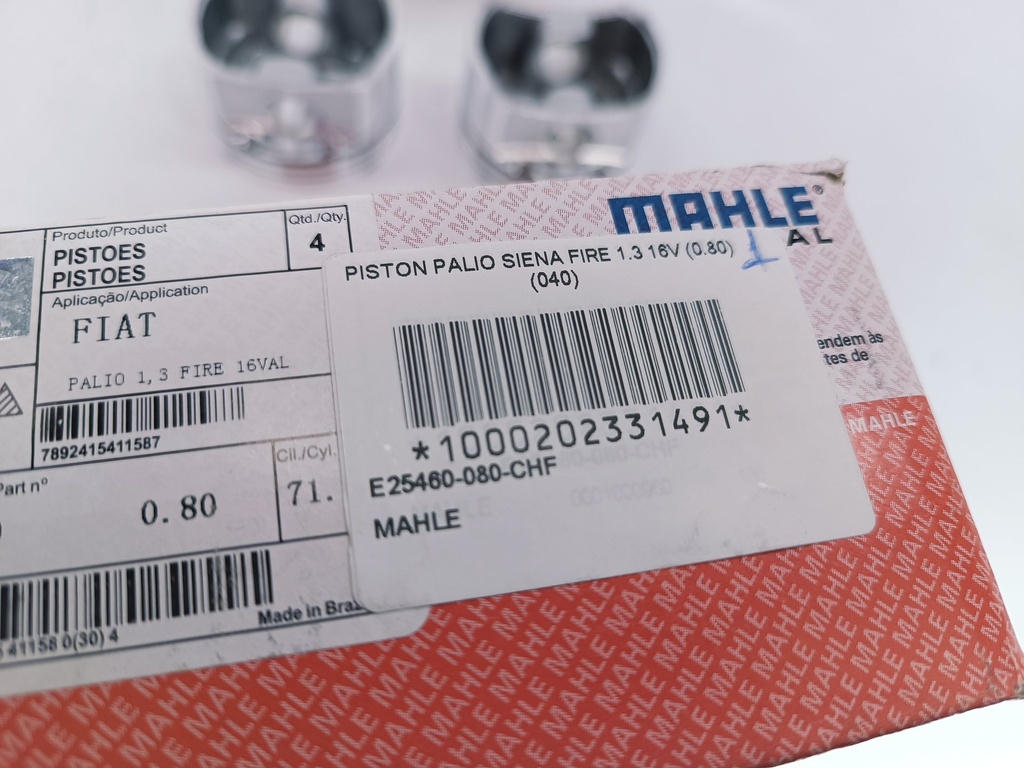 PISTON PALIO SIENA FIRE 1.3 16V (0.80)(040) (1.2X1.2X2.5 70.8MM) - Vista 4