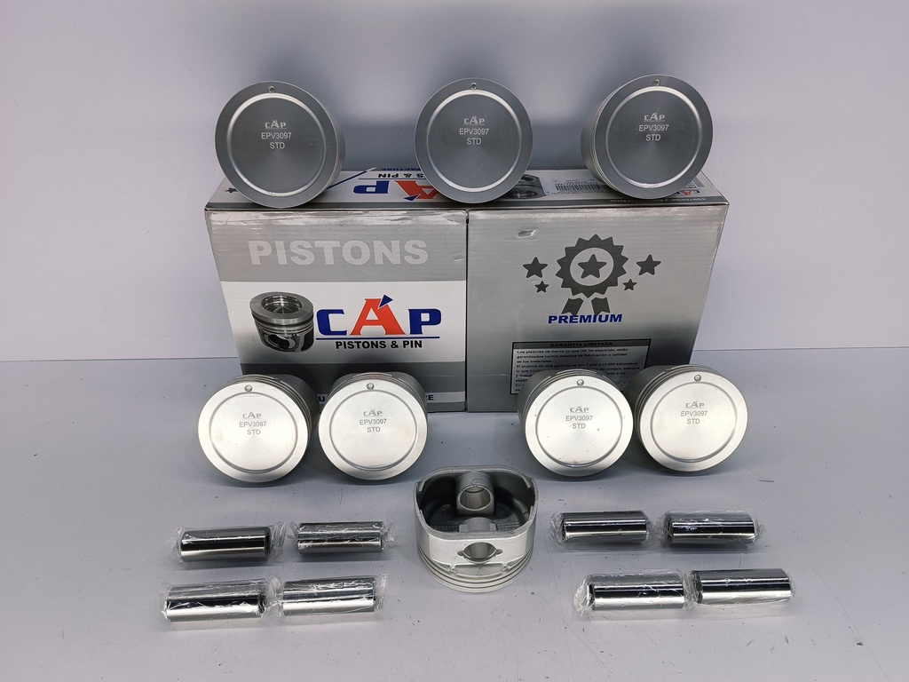 PISTON SILVERADO TAHOE TRAIL BLAZER CHEYENNE AVALANCHE 5.3 07-UP (PASADOR CON RETEN) 030 (1.5x1.5x3 96MM) - Vista 4