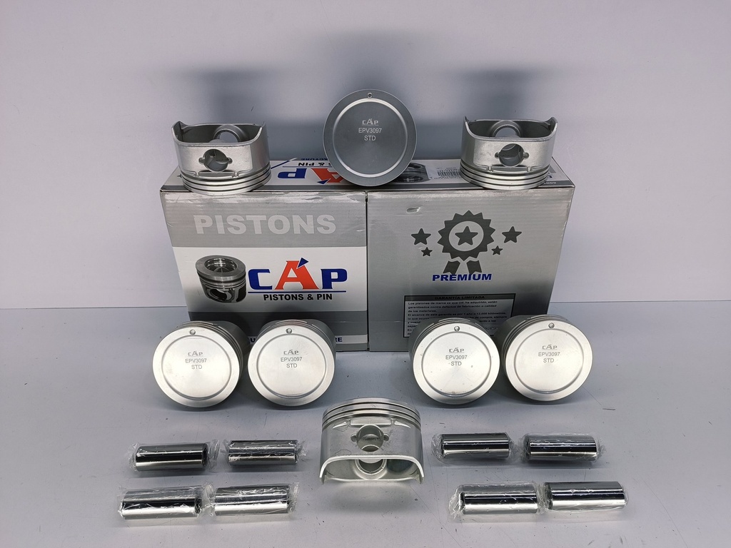 PISTON SILVERADO TAHOE TRAIL BLAZER CHEYENNE AVALANCHE 5.3 07-UP (PASADOR CON RETEN) 030 (1.5x1.5x3 96MM) - Vista 6