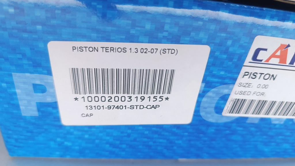 PISTON TERIOS 1.3 02-07 (040) (1.2X1.2X2 72MM) - Vista 5