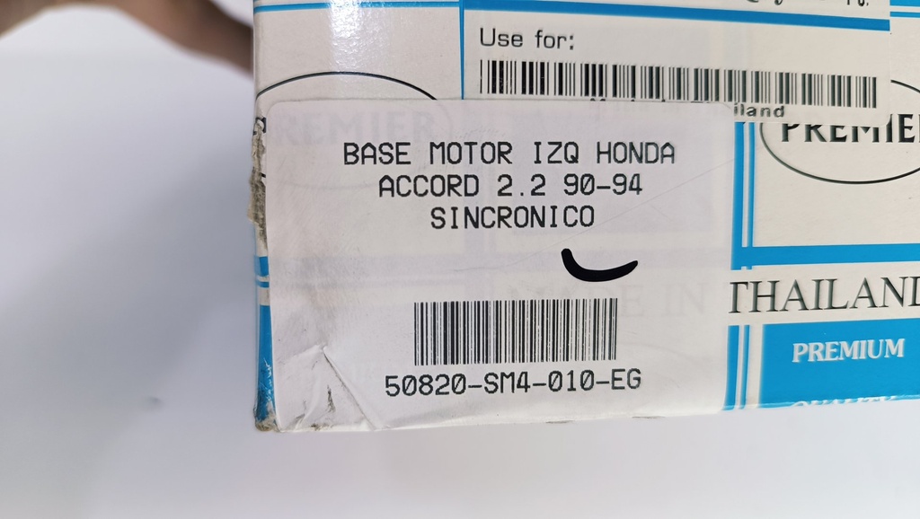 BASE MOTOR IZQ HONDA ACCORD 2.2 90-94 SINCRONICO - Vista 6